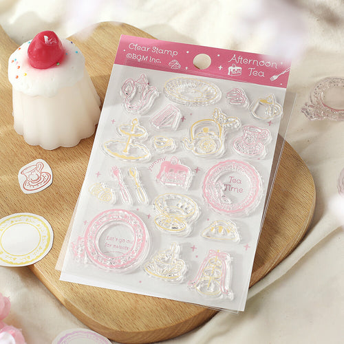 Afternoon tea Clear stamps