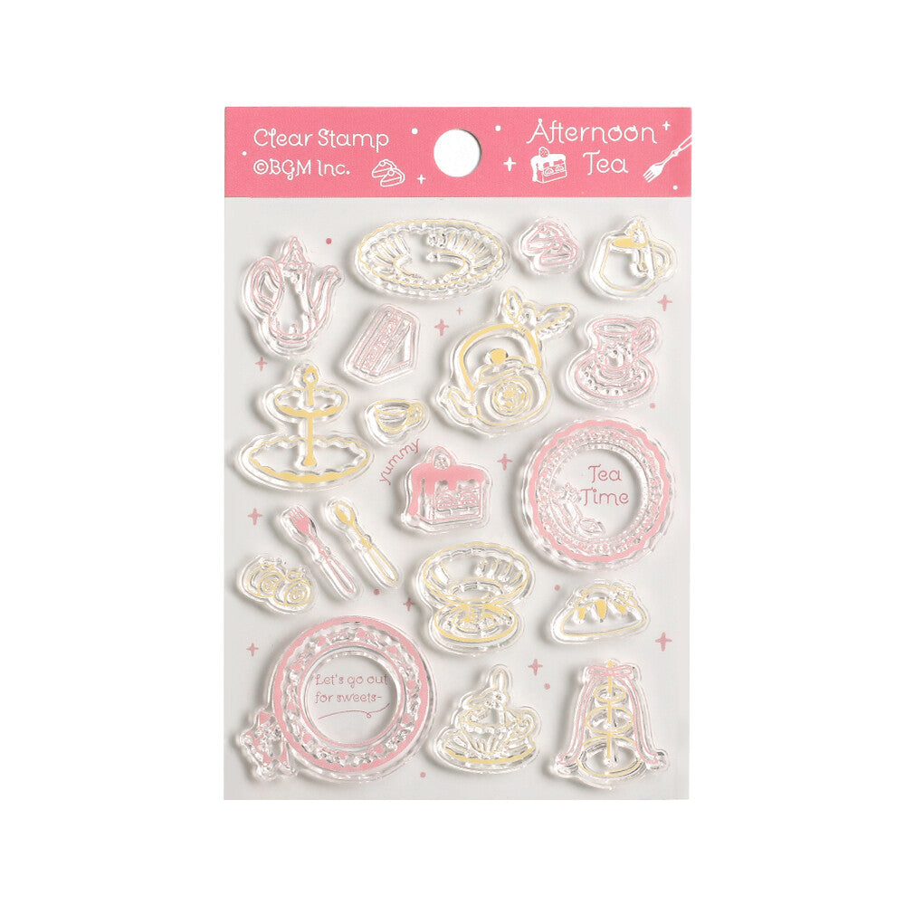Afternoon tea Clear stamps